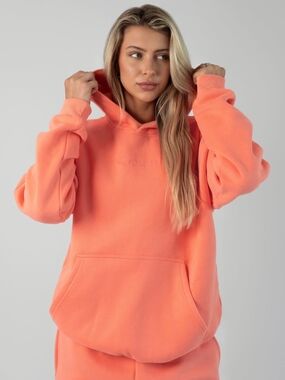 Comfrt Signature Hoodie In Coral. 2xl